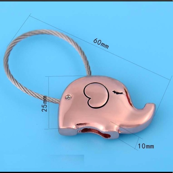 Matching BFF Couples keyring key Chain elephant - Picture 4 of 8